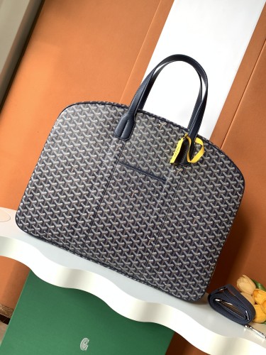 NIGO GOYARD Men's Women's Savile Row Clothes Bag Full Print Zipper Closure Handbag Solid Color Travel Bag Bags SAVIL2GMLTY01CL01P #nigo77626