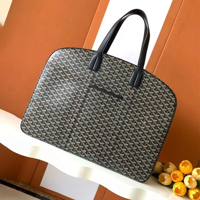 NIGO GOYARD Men's Women's Savile Row Clothes Bag Full Print Zipper Closure Handbag Solid Color Travel Bag Bags SAVIL2GMLTY01CL01P #nigo77626