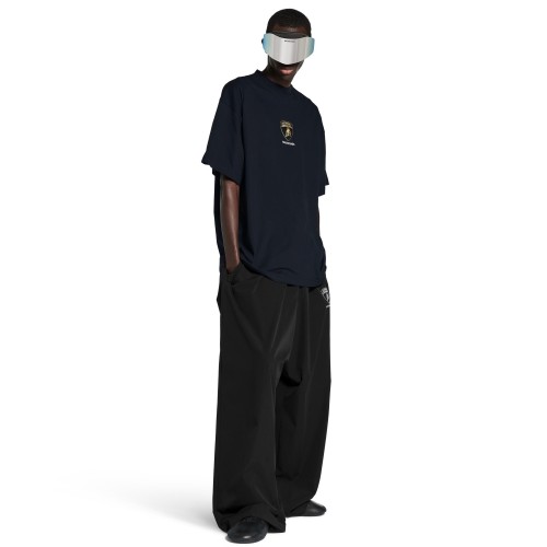 NIGO Balenciaga Lamborghini Men's Summer Solid Color Car Logo Print Round Neck Cotton Short Sleeve T-Shirt #nigo77612