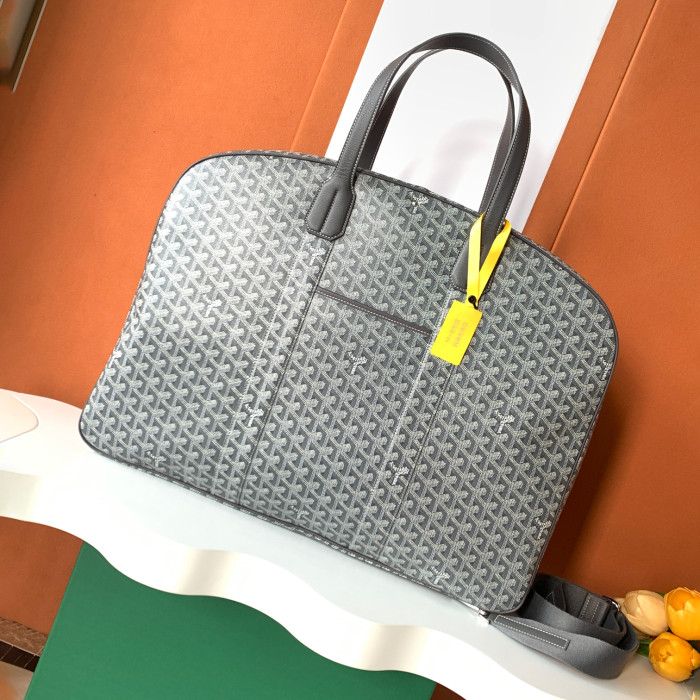 NIGO GOYARD Men's Women's Savile Row Clothes Bag Full Print Zipper Closure Handbag Solid Color Travel Bag Bags SAVIL2GMLTY01CL01P #nigo77626
