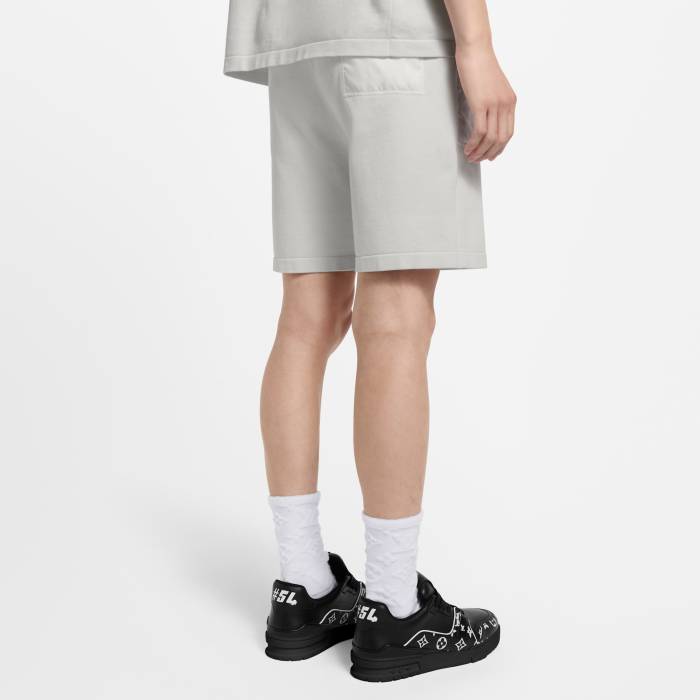 NIGO Louis Vuitton Monogram Nylon Embellished Shorts Men's Spring/summer Fashion Trend Casual Drawstring Shorts #nigo77624