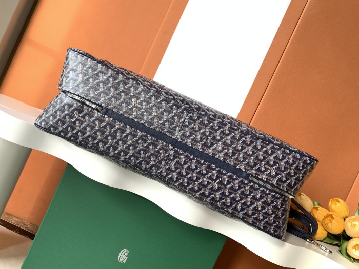 NIGO GOYARD Men's Women's Savile Row Clothes Bag Full Print Zipper Closure Handbag Solid Color Travel Bag Bags SAVIL2GMLTY01CL01P #nigo77626