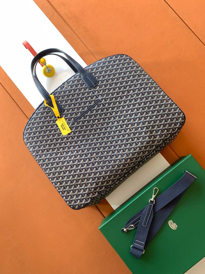 NIGO GOYARD Men's Women's Savile Row Clothes Bag Full Print Zipper Closure Handbag Solid Color Travel Bag Bags SAVIL2GMLTY01CL01P #nigo77626