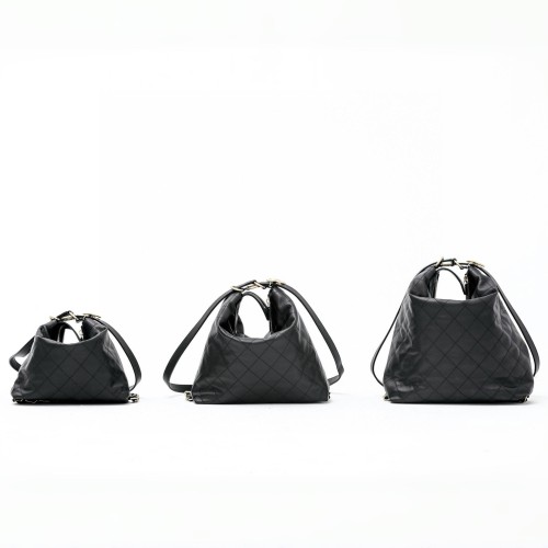 NIGO Chanel 25S Women's Chain Shoulder Strap Solid Color Cowhide Handbag Single Shoulder Bag Double Shoulder Backpack Bags #nigo77652