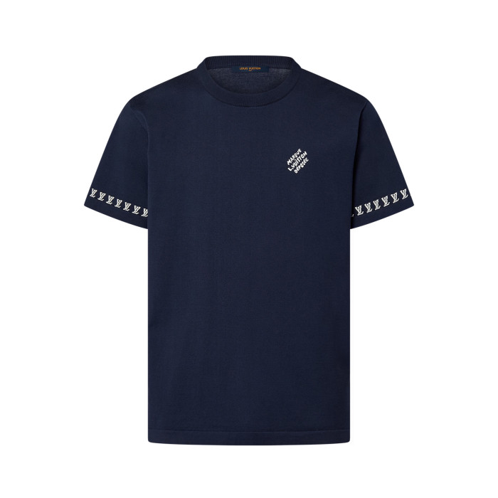 NIGO Louis Vuitton Men's Summer Jacquard Pattern Cotton Round Neck Short Sleeve T-Shirt #nigo77654