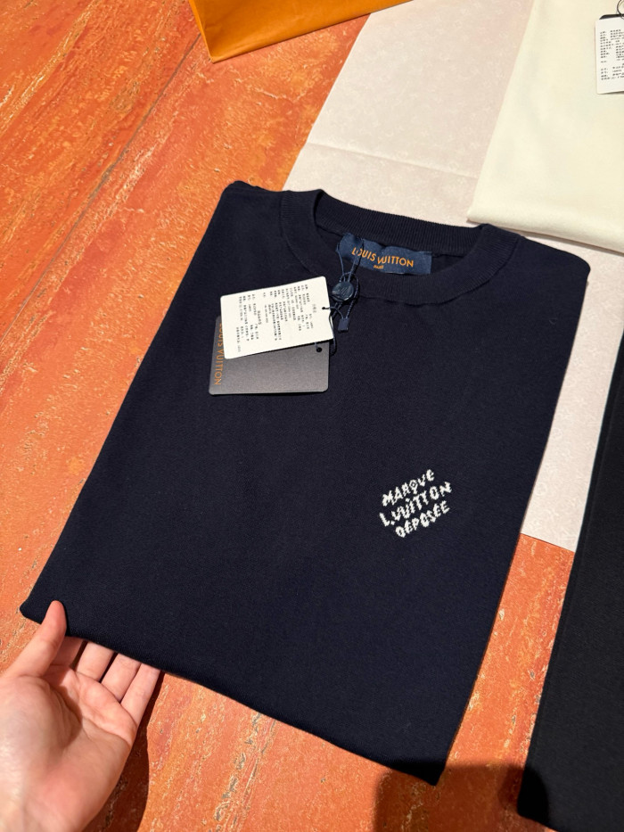 NIGO Louis Vuitton Men's Summer Jacquard Pattern Cotton Round Neck Short Sleeve T-Shirt #nigo77654