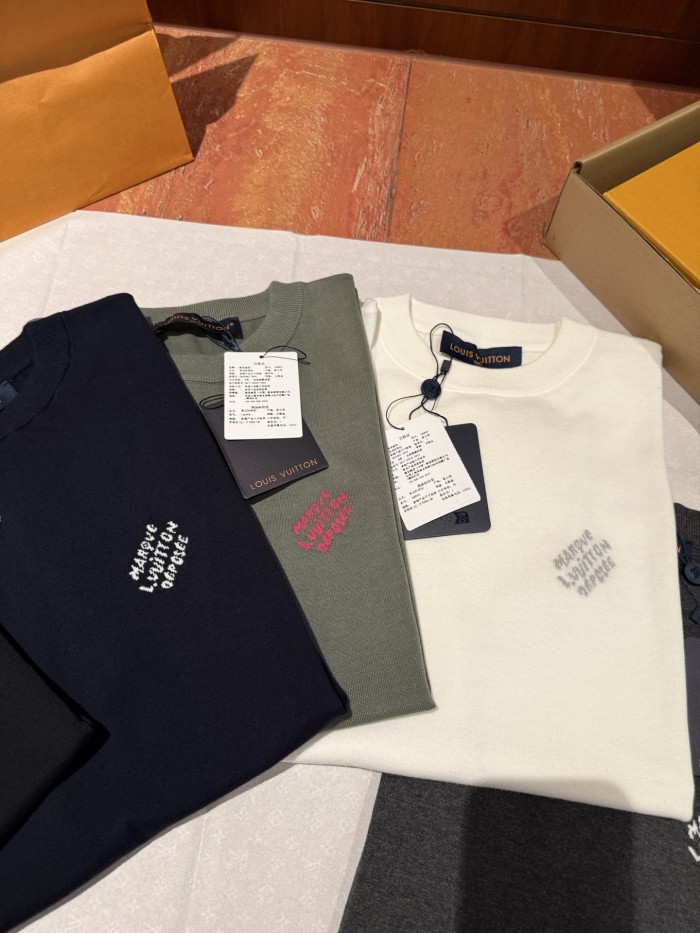 NIGO Louis Vuitton Men's Summer Jacquard Pattern Cotton Round Neck Short Sleeve T-Shirt #nigo77654