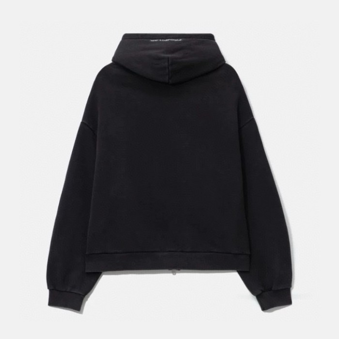 NIGO GRAILZ Project G/R Men's Women's Spring & Autumn Washed Vintage Aged Letter Printed Zipper Drawstring Cotton Hooded Sweatshirt Ngvp #nigo1916