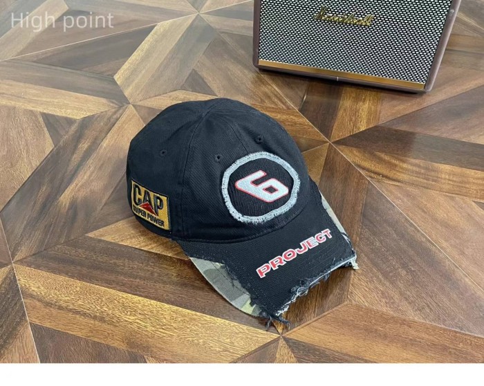 NIGO GRAILZ Men's Women's Trend Splicing Destruction Duck Tongue Hat Vintage Solid Color Embroidery Baseball Cap Accessories Ngvp #nigo1914