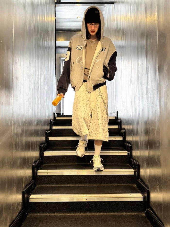 NIGO GRAILZ Project G/R Men's Colorblocking Old Vintage Embroidered War Horse Spring And Fall Cotton Zipper Hoodie Sweatshirt Ngvp #nigo1917