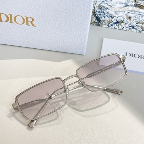 NIGO Dior Diorcannage S2u Sunglasses Women's Fashion Temperament Square Gold Silver Frame Elegant Glasses  Accessories #nigo81389