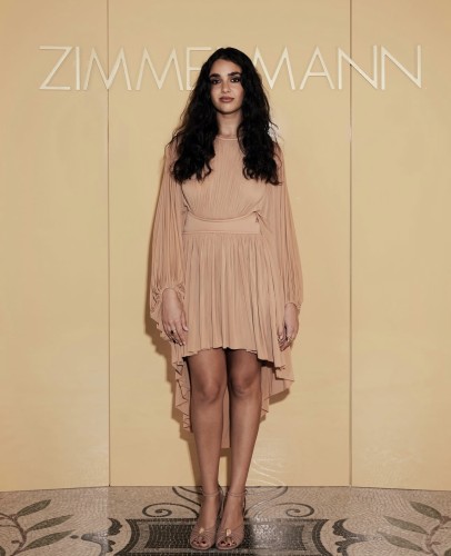 NIGO Zimmermann Women's Spring Summer Elegant Long Dress Fashion Temperament Bat Sleeve Long Dress Vacation Casual Dresses #nigo81391