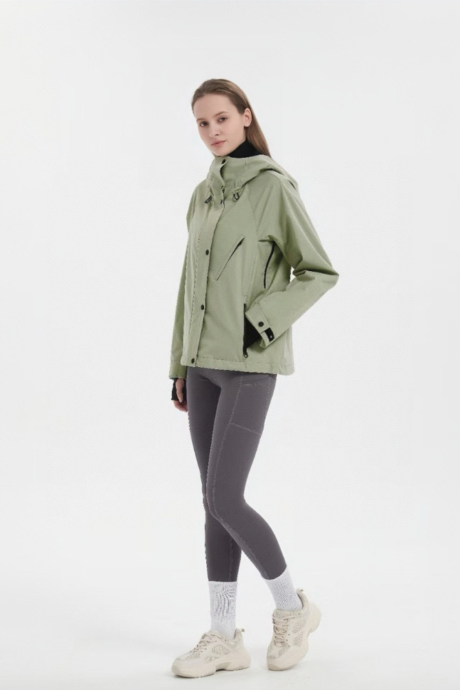 NIGO Loro Piana Women's Spring & Autumn Zipper Closure Solid Color Multi-Pockets Long Sleeve Hooded Aviator Jacket Coat Ngvp #nigo1927