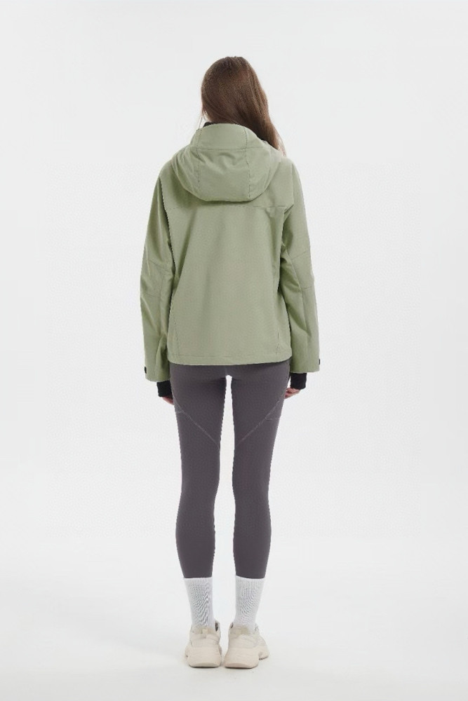 NIGO Loro Piana Women's Spring & Autumn Zipper Closure Solid Color Multi-Pockets Long Sleeve Hooded Aviator Jacket Coat Ngvp #nigo1927