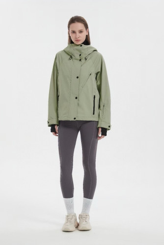 NIGO Loro Piana Women's Spring & Autumn Zipper Closure Solid Color Multi-Pockets Long Sleeve Hooded Aviator Jacket Coat Ngvp #nigo1927