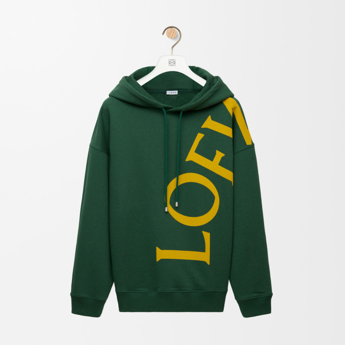 NIGO Loewe Women's Solid Color Letter Print Cotton Drawstring Long Sleeve Hoodie Hooded Hoodie #nigo77717