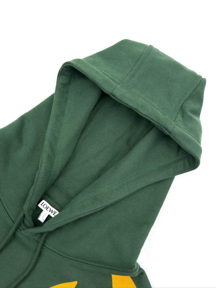 NIGO Loewe Women's Solid Color Letter Print Cotton Drawstring Long Sleeve Hoodie Hooded Hoodie #nigo77717
