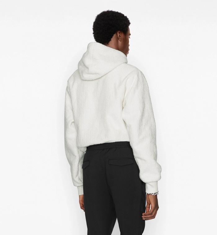 NIGO Dior Men's Spring/Autumn Solid Colour Letter Jacquard Drawstring Long Sleeve Hoodie Hooded #nigo77724