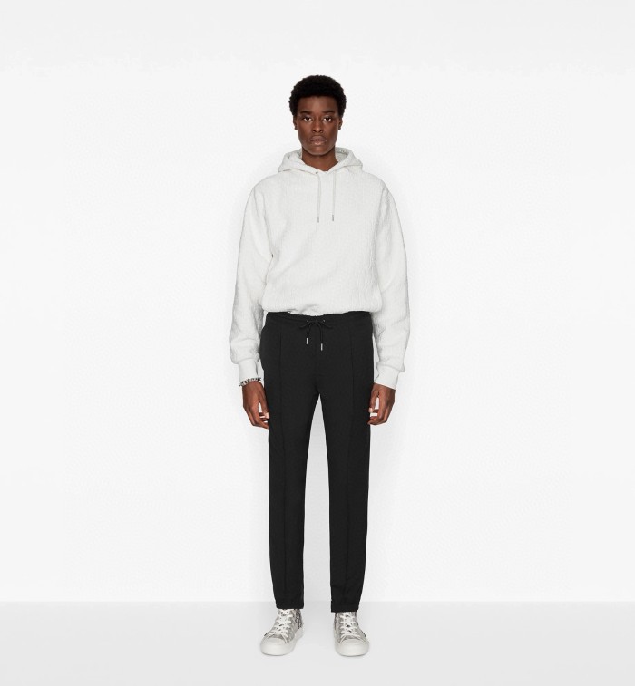 NIGO Dior Men's Spring/Autumn Solid Colour Letter Jacquard Drawstring Long Sleeve Hoodie Hooded #nigo77724