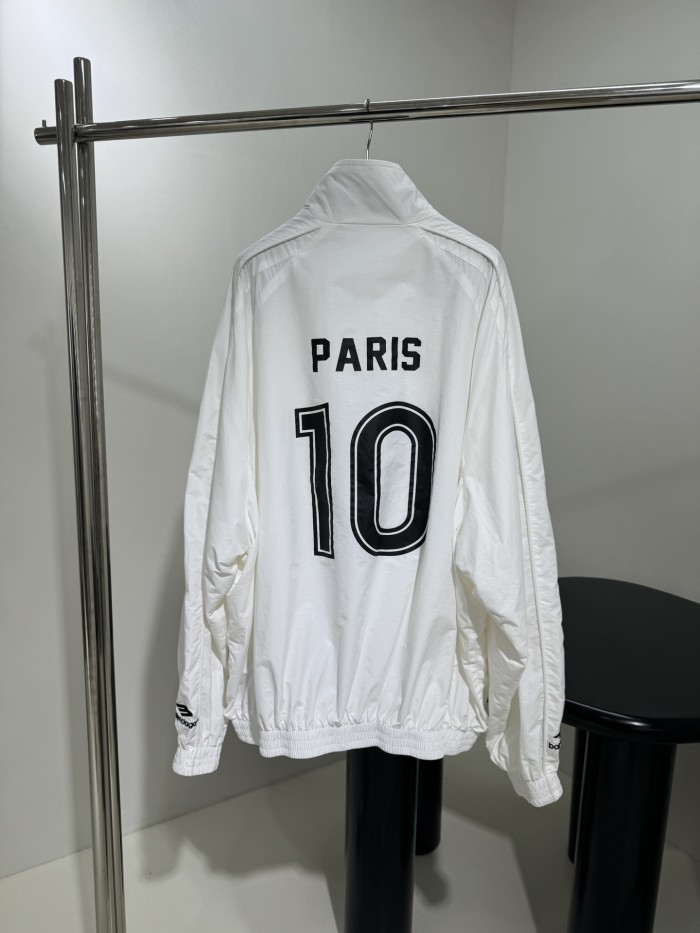 NIGO Balenciaga Paris Soccer Tracksuit Men's Spring/Autumn Solid Color Tech Poplin Zipper Long Sleeve Jacket Casual Drawstring Pants Set Suit #nigo77747