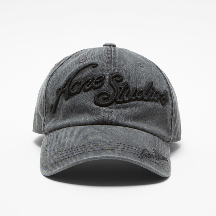 NIGO Acne Studios Men's And Women's Solid Color Embroidered Letter Print Cotton Baseball Cap Hat #nigo77755