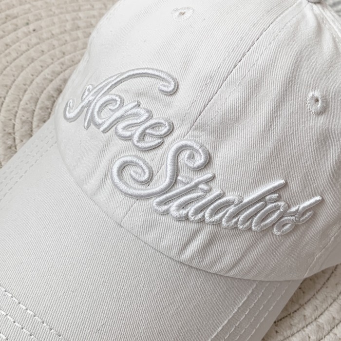 NIGO Acne Studios Men's And Women's Solid Color Embroidered Letter Print Cotton Baseball Cap Hat #nigo77755