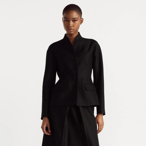 NIGO Dior Women's Spring & Autumn Wool & Silk Pure Color Single Breasted Long Sleeve Blazer Jacket Fitted Coat Ngvp #nigo1936