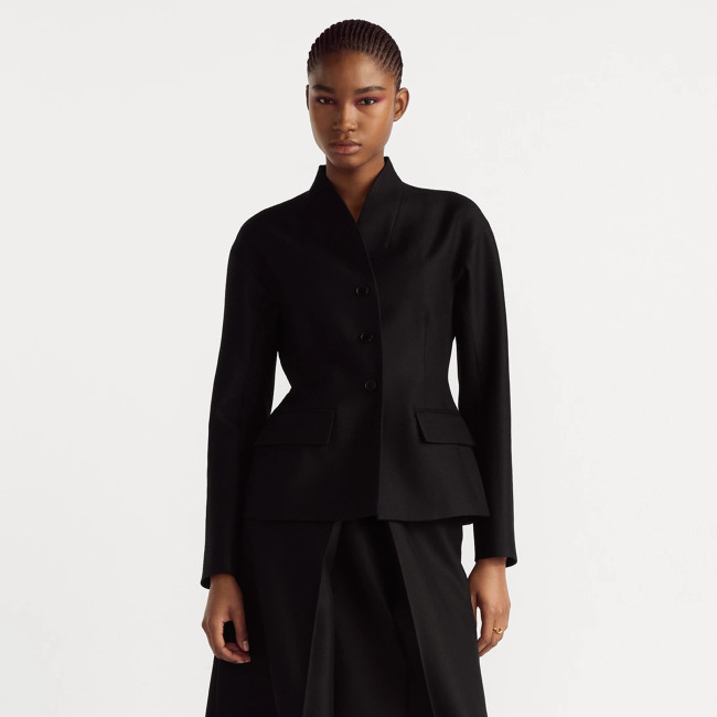 NIGO Dior Women's Spring & Autumn Wool & Silk Pure Color Single Breasted Long Sleeve Blazer Jacket Fitted Coat Ngvp #nigo1936