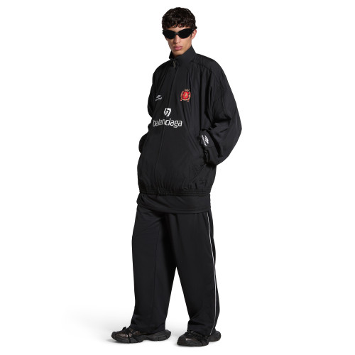 NIGO Balenciaga Paris Soccer Tracksuit Men's Spring/Autumn Solid Color Tech Poplin Zipper Long Sleeve Jacket Casual Drawstring Pants Set Suit #nigo77747