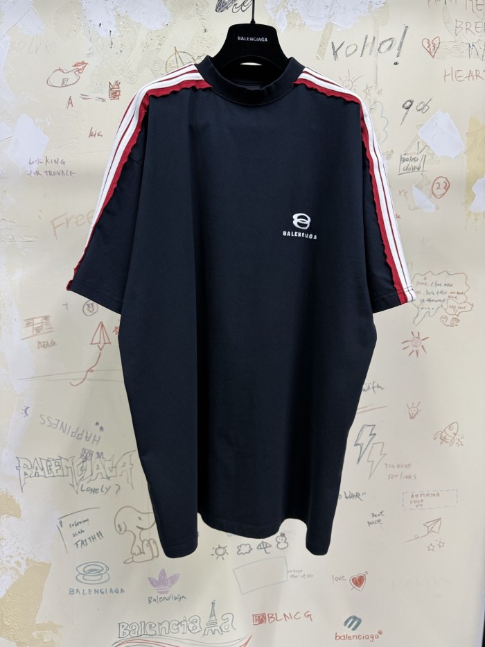 NIGO Balenciaga UNITY SPORTS ICON Men's Summer Solid Color Crew Neck Cotton Short Sleeve Silhouette T-Shirt #nigo77742