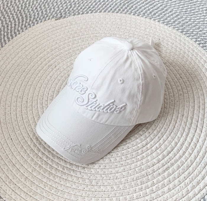 NIGO Acne Studios Men's And Women's Solid Color Embroidered Letter Print Cotton Baseball Cap Hat #nigo77755