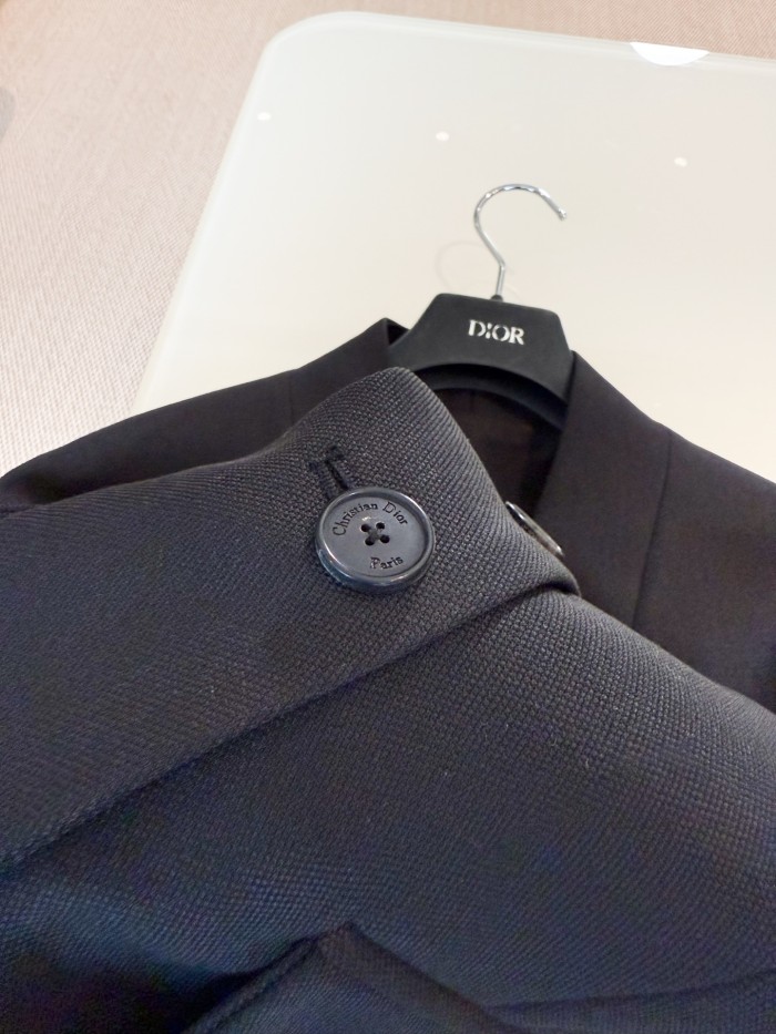 NIGO Dior Women's Spring & Autumn Wool & Silk Pure Color Single Breasted Long Sleeve Blazer Jacket Fitted Coat Ngvp #nigo1936