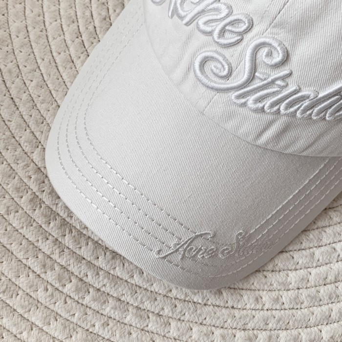 NIGO Acne Studios Men's And Women's Solid Color Embroidered Letter Print Cotton Baseball Cap Hat #nigo77755
