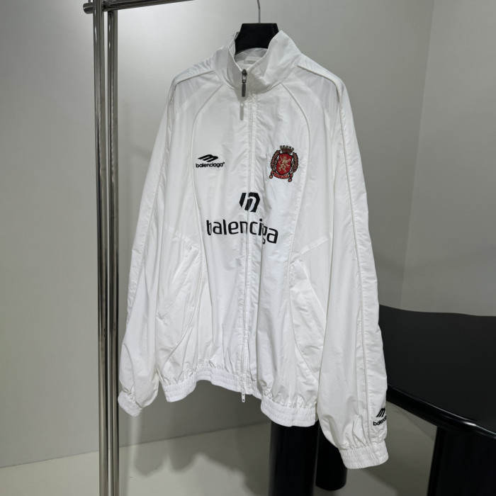 NIGO Balenciaga Paris Soccer Tracksuit Men's Spring/Autumn Solid Color Tech Poplin Zipper Long Sleeve Jacket Casual Drawstring Pants Set Suit #nigo77747