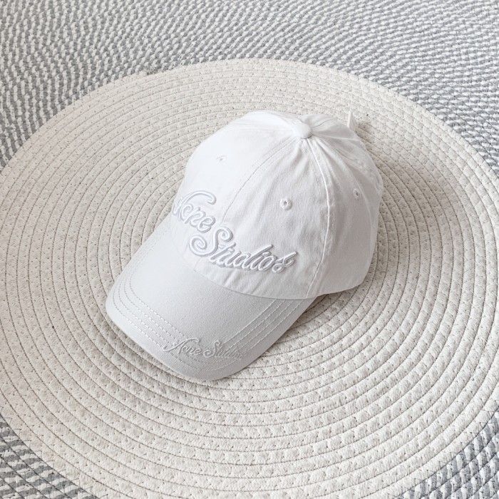 NIGO Acne Studios Men's And Women's Solid Color Embroidered Letter Print Cotton Baseball Cap Hat #nigo77755