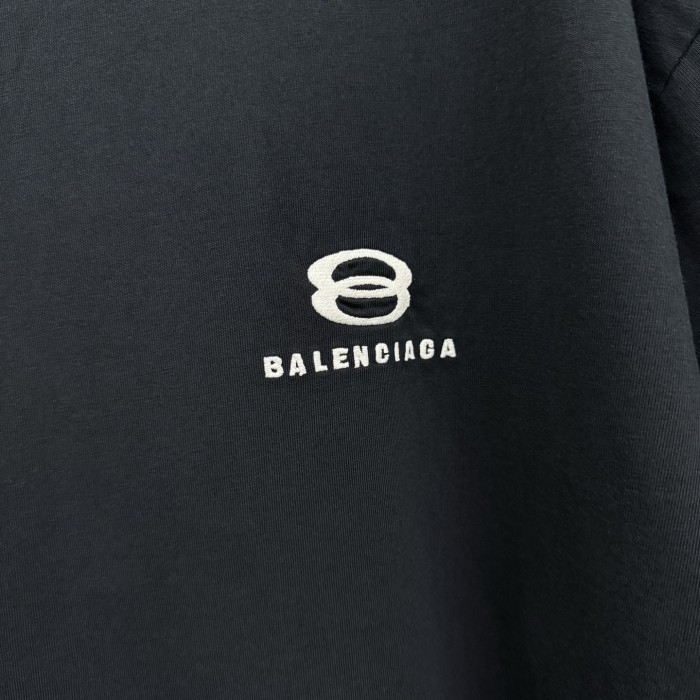 NIGO Balenciaga UNITY SPORTS ICON Men's Summer Solid Color Crew Neck Cotton Short Sleeve Silhouette T-Shirt #nigo77742
