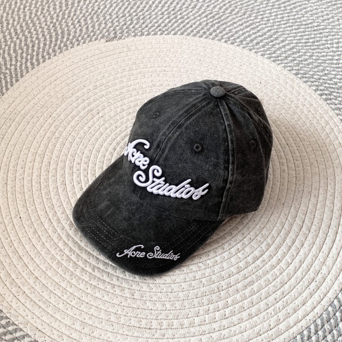 NIGO Acne Studios Men's And Women's Solid Color Embroidered Letter Print Cotton Baseball Cap Hat #nigo77755