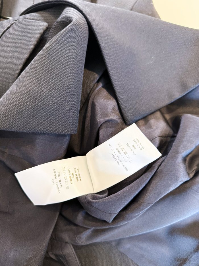 NIGO Dior Women's Spring And Fall Wool Silk Blend Solid Color Double-Breasted Loose Blazer Jacket Ngvp #nigo1939