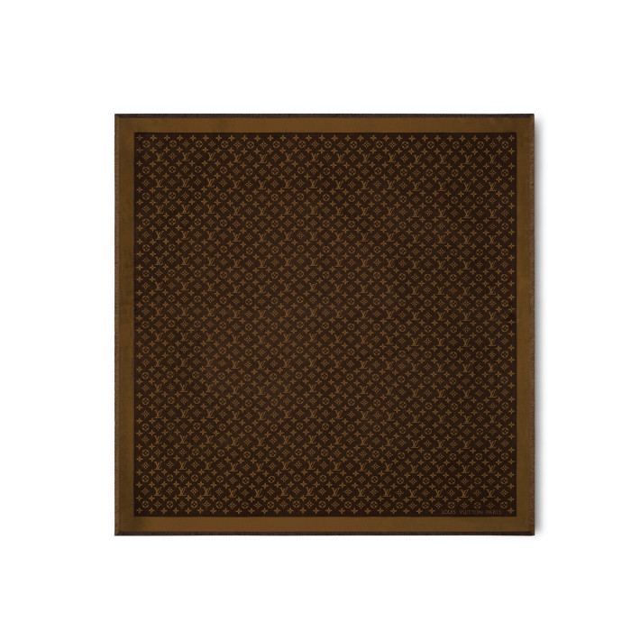 NIGO Louis Vuitton Monogram Shine Women's Solid Color Logo Monogram Jacquard Wool Shawl Scarf #nigo77733