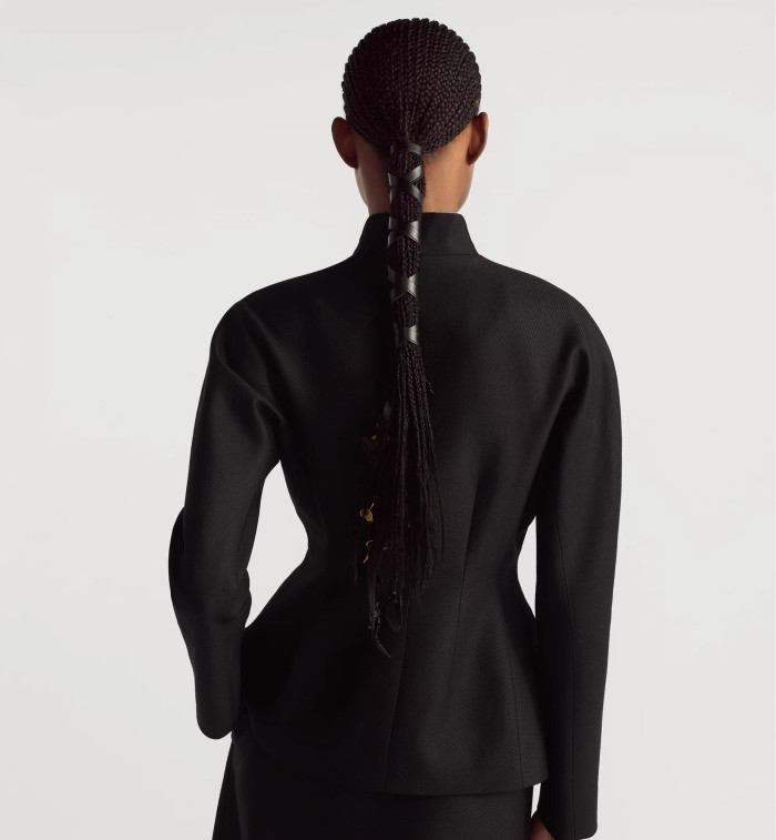NIGO Dior Women's Spring & Autumn Wool & Silk Pure Color Single Breasted Long Sleeve Blazer Jacket Fitted Coat Ngvp #nigo1936