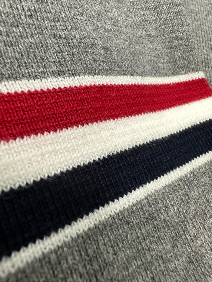 NIGO Thom Browne Men's Spring & Autumn Cotton Armband Embellished Solid Color Zipper Fitted Hooded Cardigan Jacket Ngvp #nigo1943