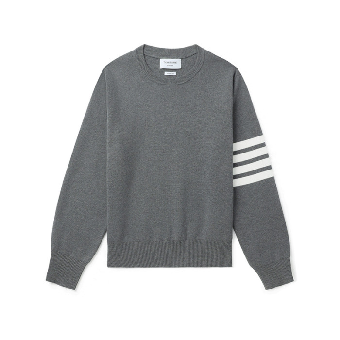 NIGO Thom Browne Men's Spring, Autumn And Winter Round Neck Solid Color Cotton Striped Long Sleeve Pullover Knitted Sweater Ngvp #nigo1944