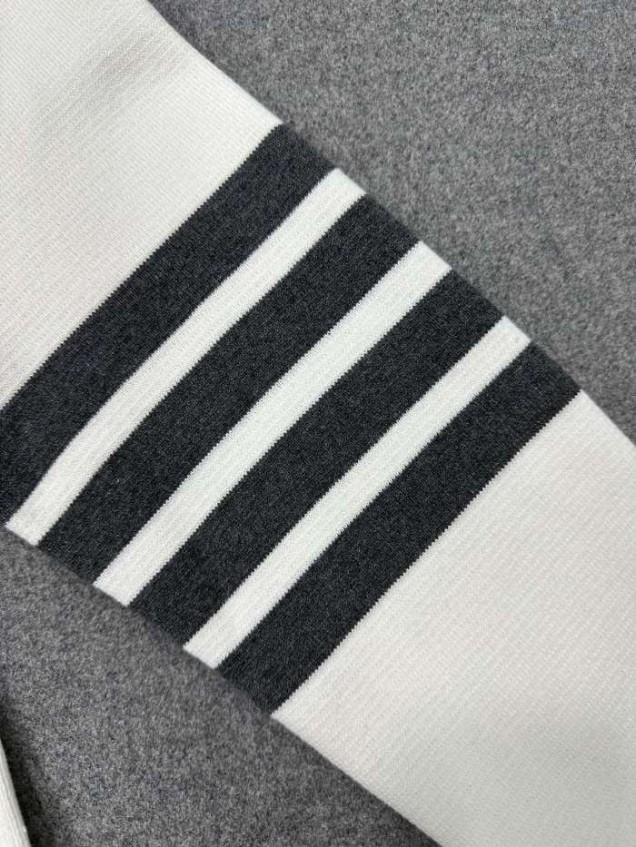 NIGO Thom Browne Men's Spring, Autumn And Winter Round Neck Solid Color Cotton Striped Long Sleeve Pullover Knitted Sweater Ngvp #nigo1944