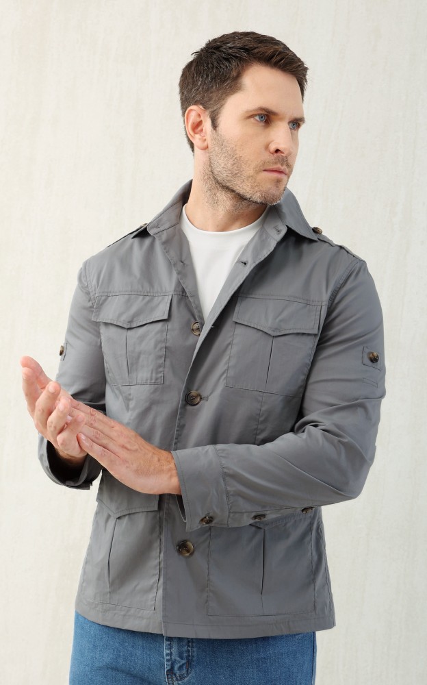 NIGO Brunello Cucinelli Men's Spring & Fall Lightweight Water-Resistant Techno Cotton Unlined Safari Jacket Solid Color Lapel Single Breasted Shirt Style Jacket Ngvp #nigo1946