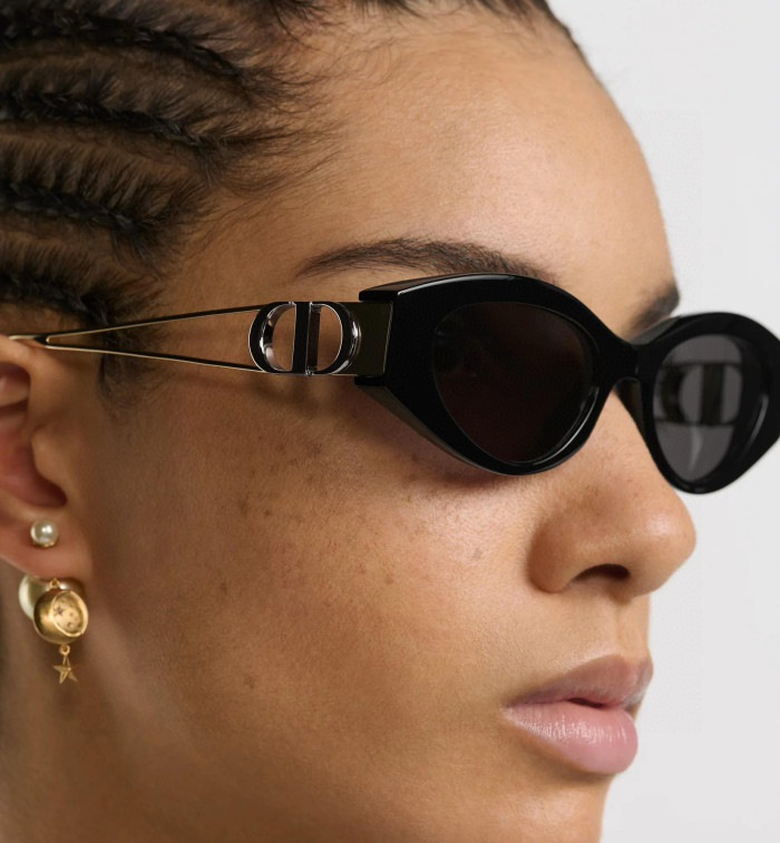 NIGO Dior Men's And Women's Solid Color Acetate Irregularly Shaped Openwork Temple Design Sunglasses Glasses #nigo77779