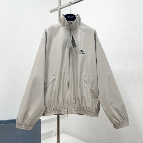 NIGO Balenciaga Men's Spring/Autumn Solid Color Embroidered Logo Print Zipper Long Sleeve Jacket #nigo77782