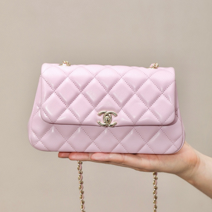 NIGO Chanel Women's Solid Color Diamond Pattern Sheepskin Chain Shoulder Strap Crossbody Bag Bags #nigo77781