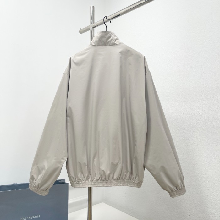 NIGO Balenciaga Men's Spring/Autumn Solid Color Embroidered Logo Print Zipper Long Sleeve Jacket #nigo77782