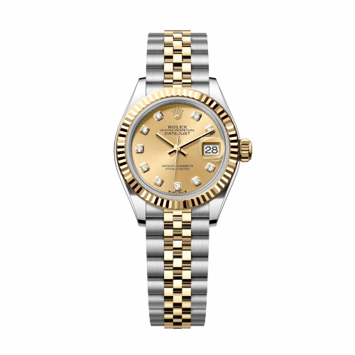 NIGO Rolex Women's Log-type Series Automatic Mechanical Movement Water-resistant Diamond-encrusted Green Dial Stainless Steel Bracelet 31mm Watch #nigo77786