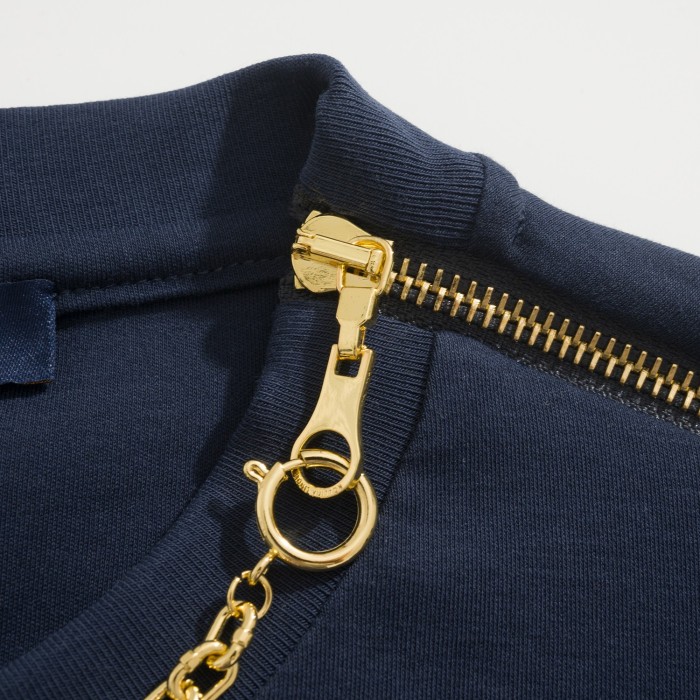 NIGO Louis Vuitton Women's Summer Solid Color Shield Pattern Printed Round Neck Cotton Short Sleeve T-Shirt #nigo77811